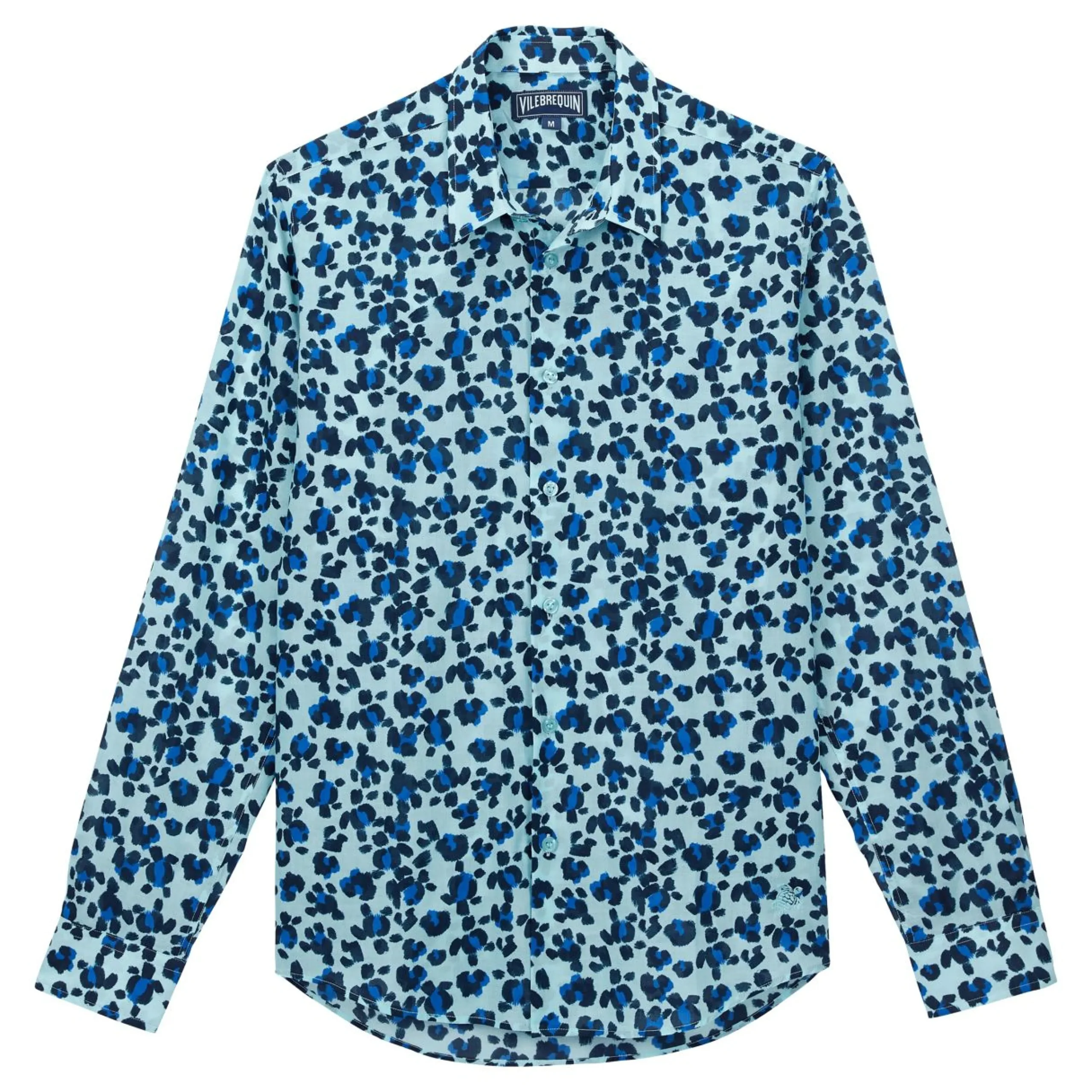 Femme Vilebrequin Chemises^Chemise En Voile De Coton Organique Unisexe Turtles Leopard