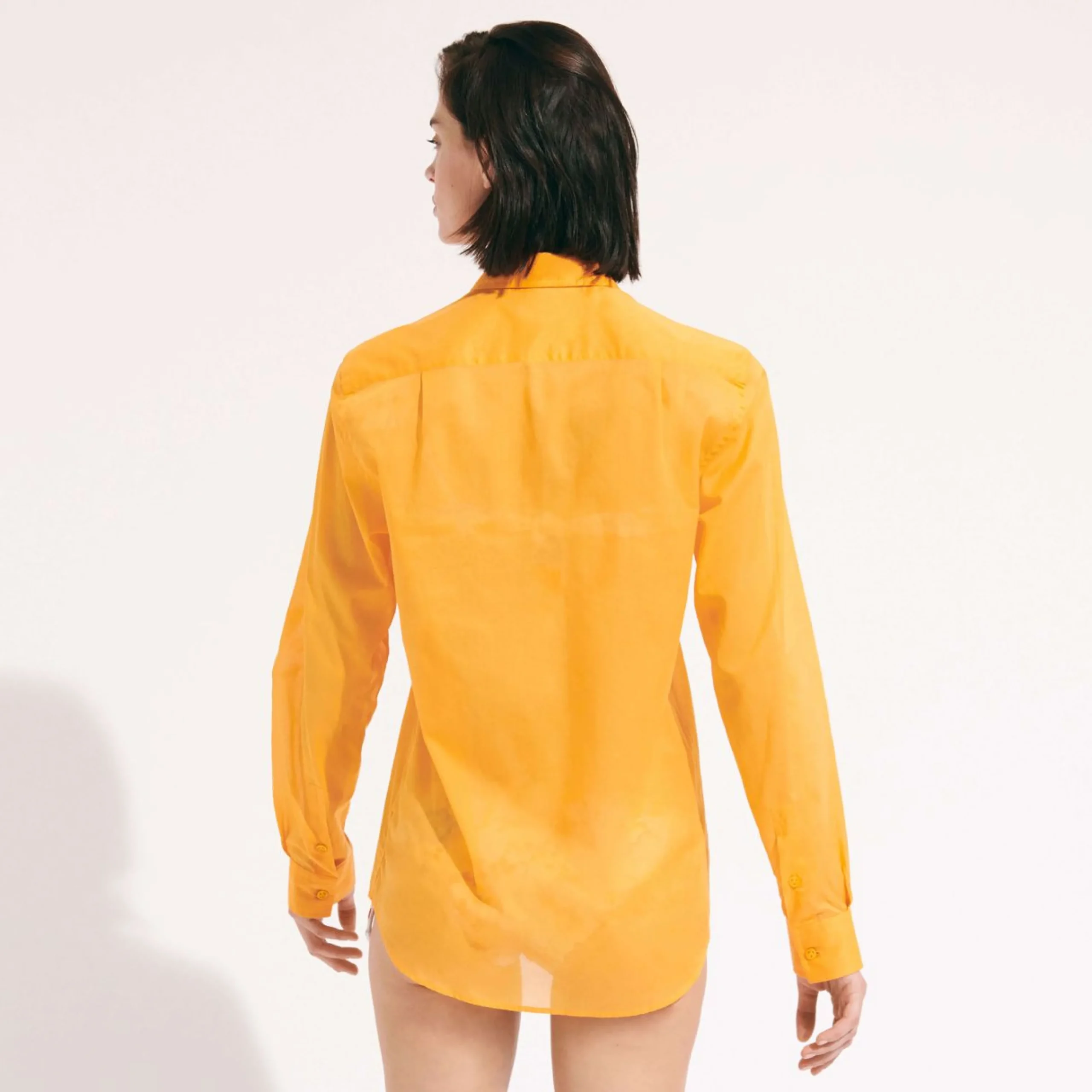 Femme Vilebrequin Chemises^Chemise En Voile De Coton Organique Unisexe Unie
