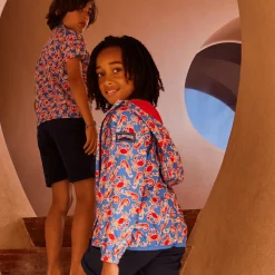 Homme Vilebrequin Le Père & Fils^Chemise Garçon Crabs & Shrimps