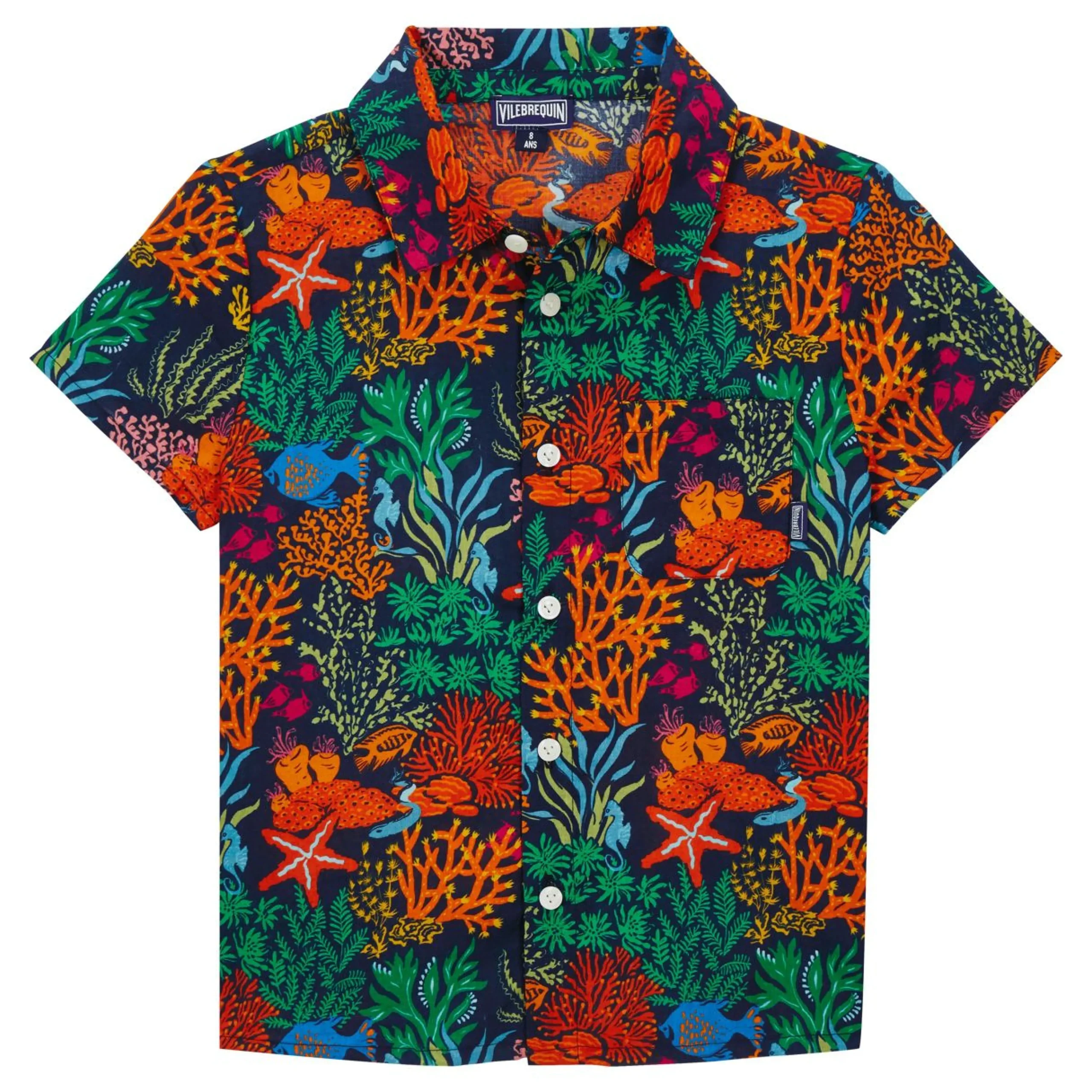 Garçon Vilebrequin Chemises^Chemise Garçon Fonds Marins Multicolores