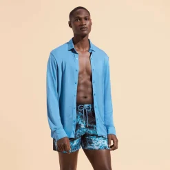Homme Vilebrequin Chemises^Chemise Homme Tencel Unie