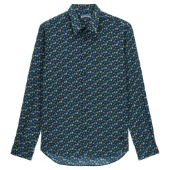 Homme Vilebrequin Chemises^Chemise Legere Unisexe En Voile De Coton Micro Tortues Rainbow
