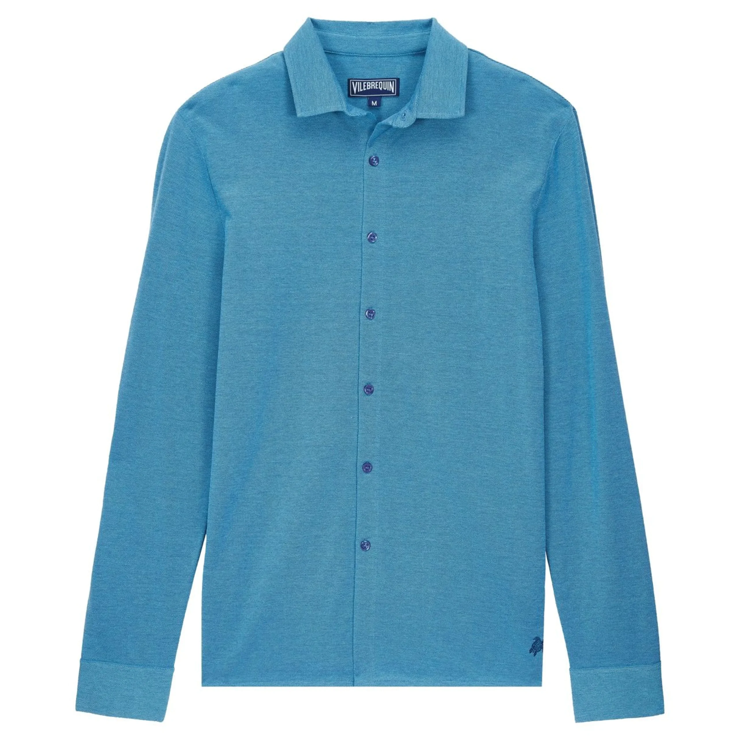 Homme Vilebrequin Chemises^Chemise Pique De Coton Changeant Homme