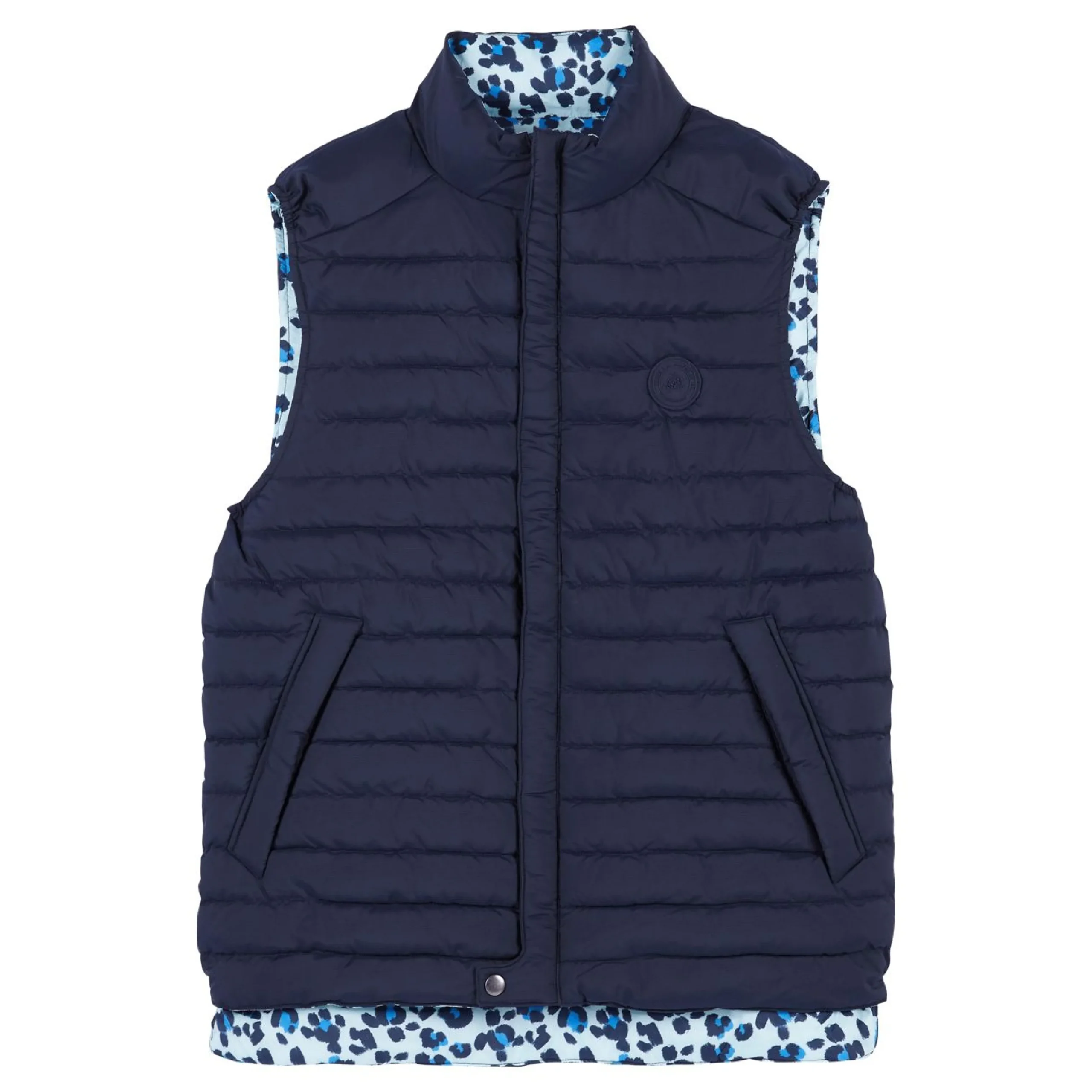 Femme Vilebrequin Vestes^Doudoune Reversible Unisexe Turtles Leopard