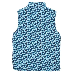 Femme Vilebrequin Vestes^Doudoune Sans Manches Reversible Unisexe Blurred Turtles