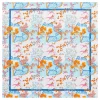 Femme Vilebrequin Chapeau De Plages & Foulards^Foulard En Twill De Soie Peaceful Trees