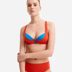 Femme Vilebrequin Haut A Armature^Haut De Maillot De Bain A Armatures Femme Contraste - X Jcc+ - Edition Limitee