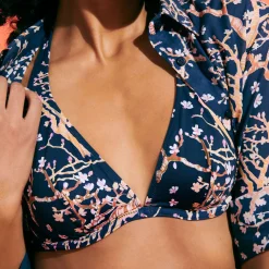 Femme Vilebrequin Tous Les Hauts^Haut De Maillot De Bain Foulard Femme Sweet Blossom