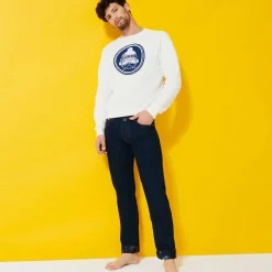 Homme Vilebrequin Pantalons^Jeans 5 Poches Homme Imprime Neo Medusa