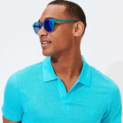 Femme Vilebrequin Lunettes De Soleil^Lunettes De Soleil Flottantes Azures Unies