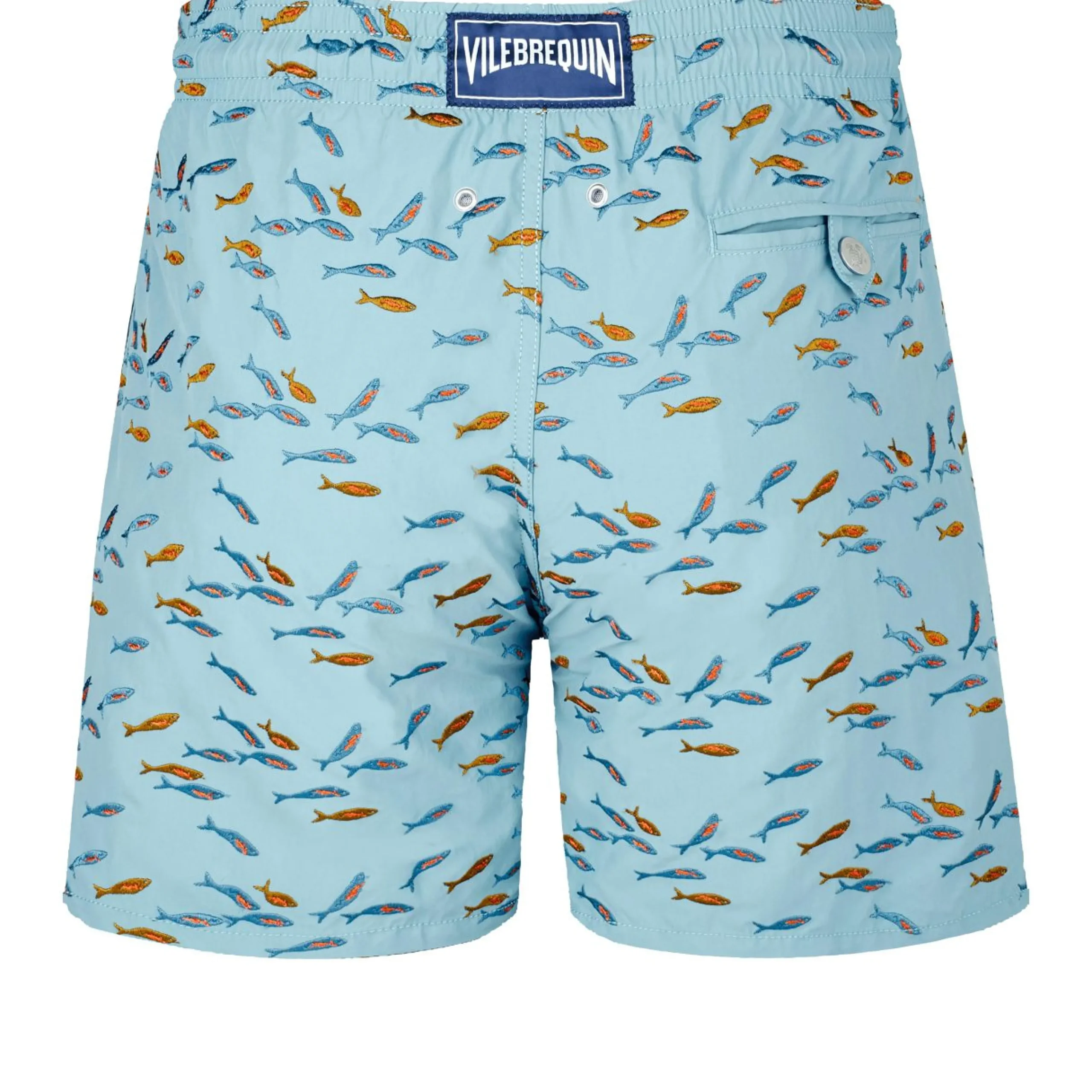 Homme Vilebrequin Le Père & Fils^Maillot De Bain Brodé Homme Gulf Stream - Edition Limitee
