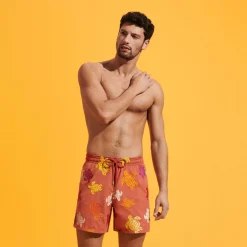 Homme Vilebrequin Le Brodé^Maillot De Bain Brodé Homme Ronde Tortues Multicolores - Edition Limitee