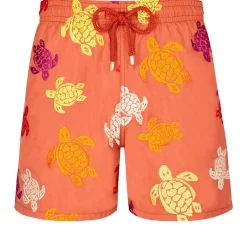 Homme Vilebrequin Le Brodé^Maillot De Bain Brodé Homme Ronde Tortues Multicolores - Edition Limitee