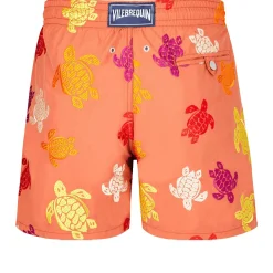 Homme Vilebrequin Le Brodé^Maillot De Bain Brodé Homme Ronde Tortues Multicolores - Edition Limitee