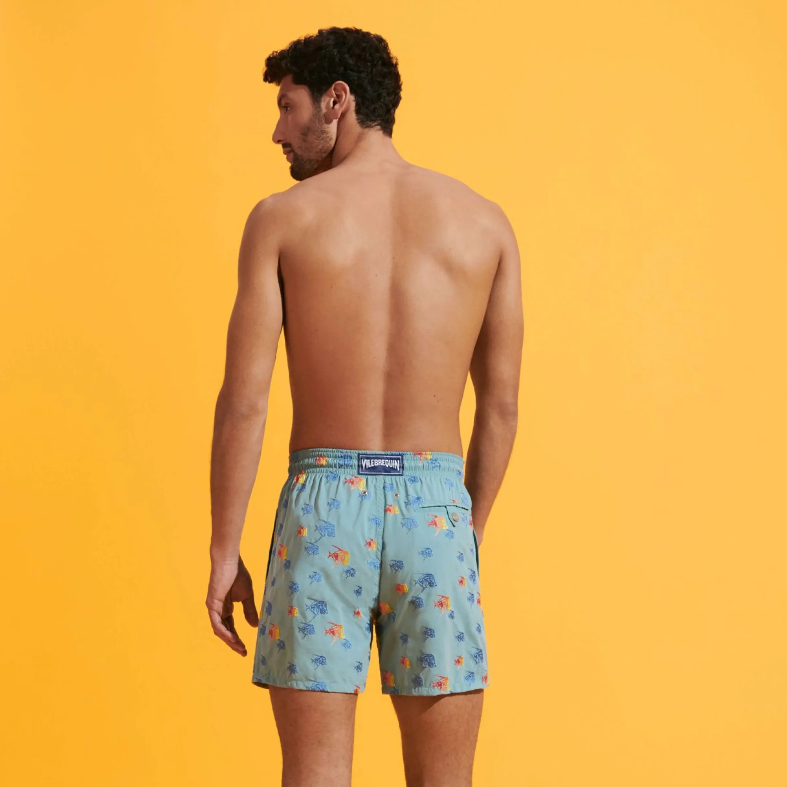 Homme Vilebrequin Le Brodé^Maillot De Bain Brodé Homme Piranhas - Edition Limitee
