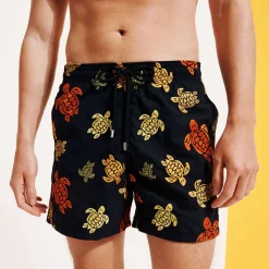 Homme Vilebrequin Le Brodé^Maillot De Bain Brodé Homme Ronde Des Tortues - Edition Limitee
