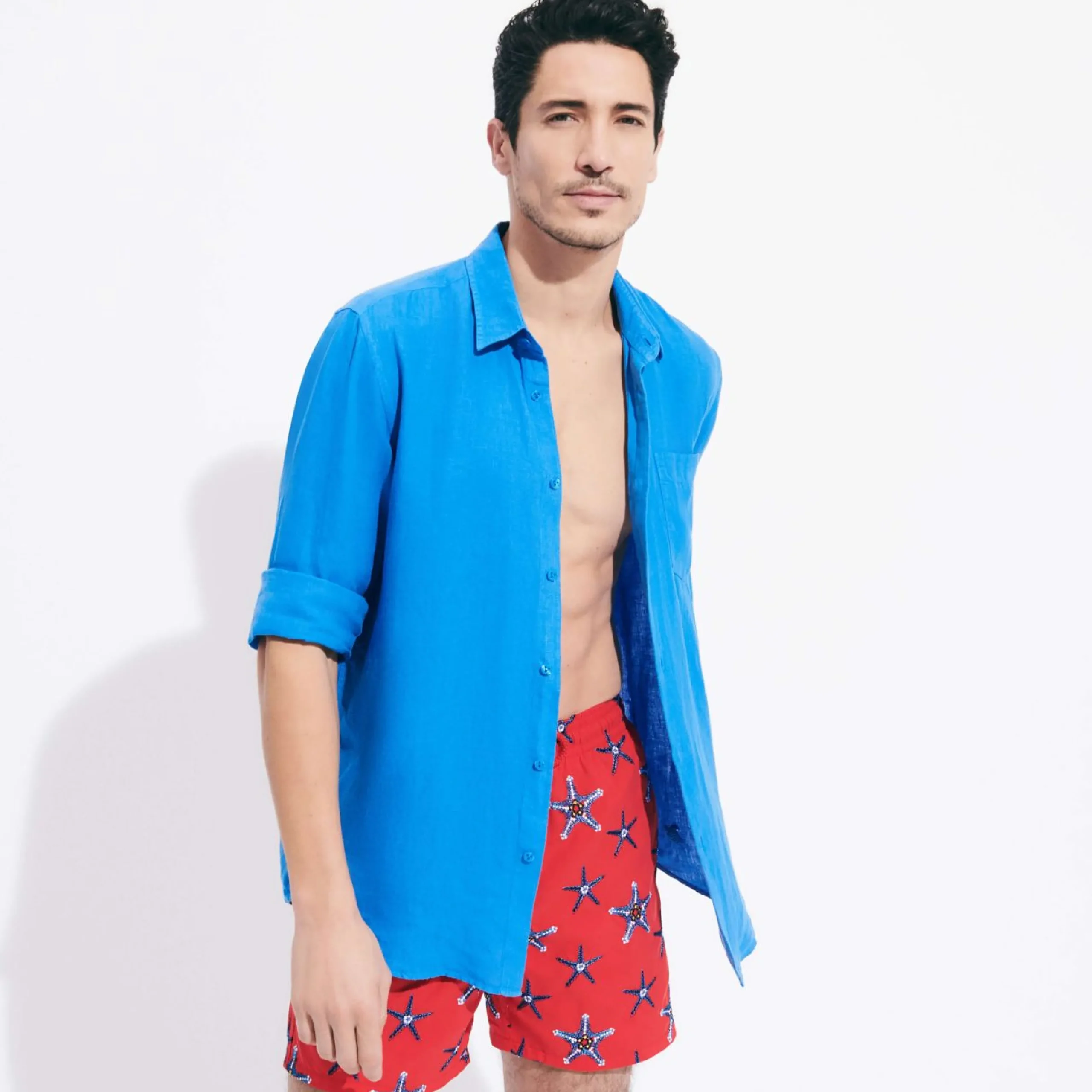 Homme Vilebrequin Le Brodé^Maillot De Bain Brodé Homme Starfish Dance - Edition Limitee