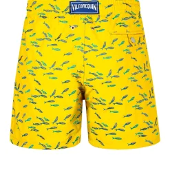 Homme Vilebrequin Le Père & Fils^Maillot De Bain Brodé Homme Gulf Stream - Edition Limitee