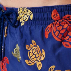 Homme Vilebrequin Le Brodé^Maillot De Bain Brodé Homme Ronde Des Tortues - Edition Limitee