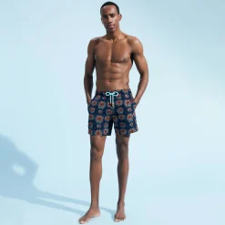Homme Vilebrequin Le Brodé^Maillot De Bain Brodé Homme Poulpes Neon - Edition Limitee