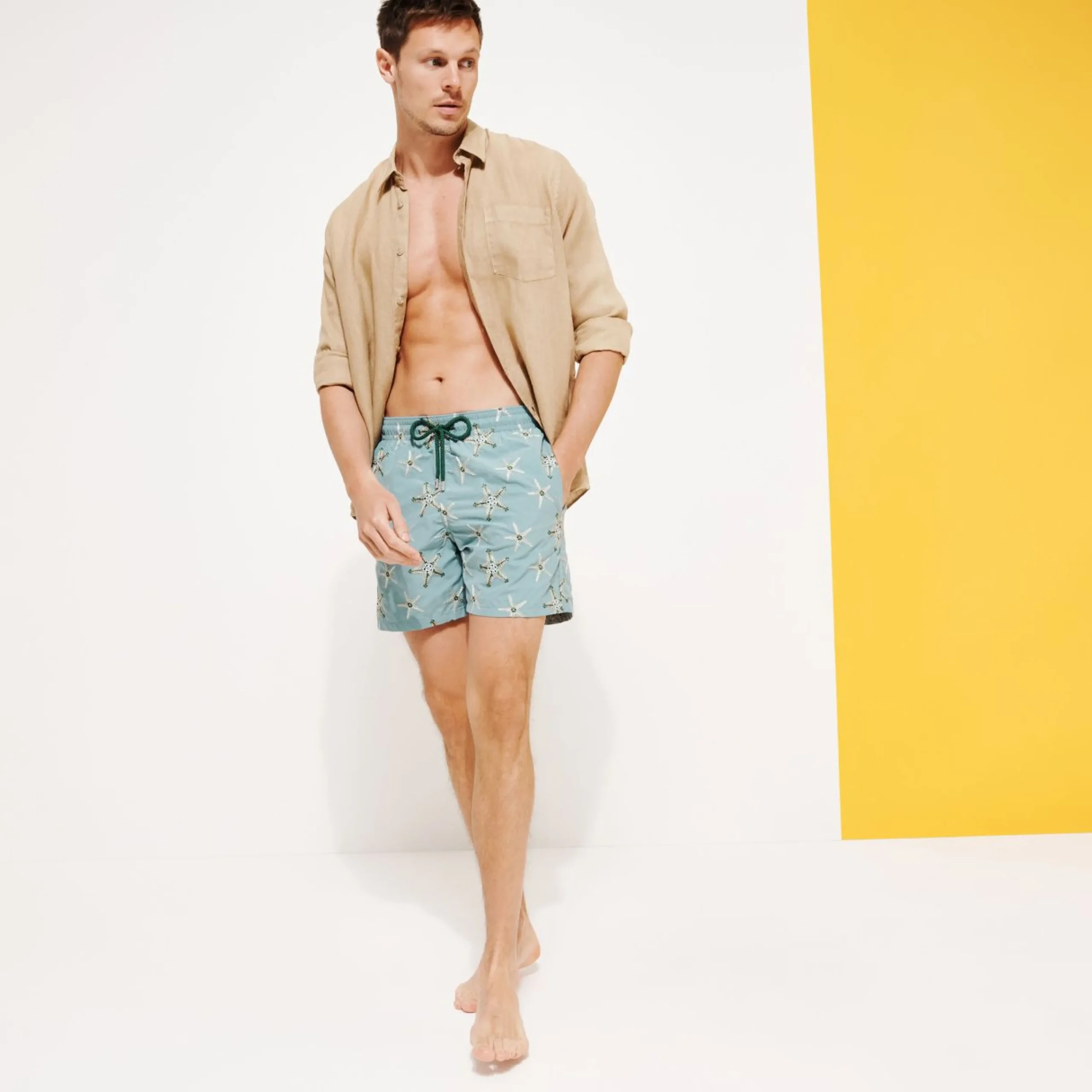 Homme Vilebrequin Le Brodé^Maillot De Bain Brodé Homme Starfish Dance - Edition Limitee