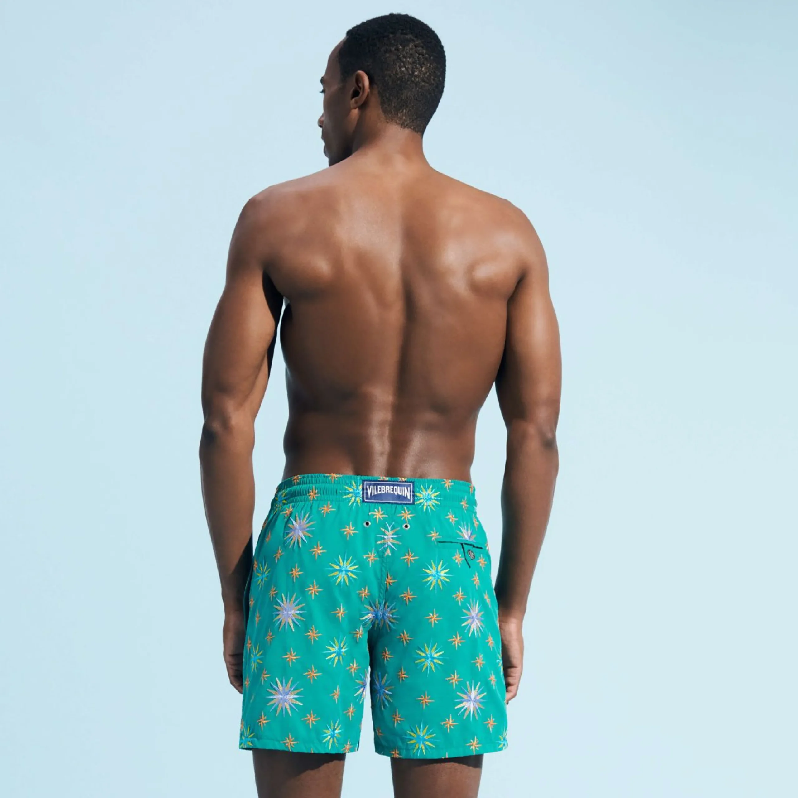 Homme Vilebrequin Le Brodé^Maillot De Bain Brodé Homme Sud - Edition Limitee