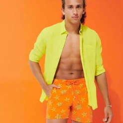 Homme Vilebrequin Le Brodé^Maillot De Bain Brodé Homme Starfish Dance - Edition Limitee