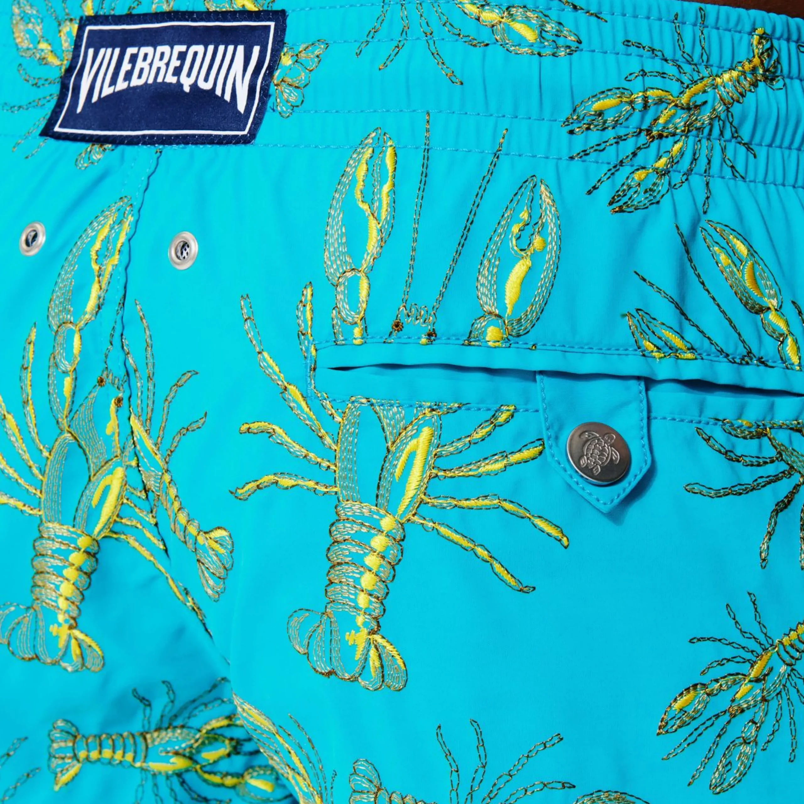 Homme Vilebrequin Le Brodé^Maillot De Bain Brodé Homme Lobsters - Edition Limitee