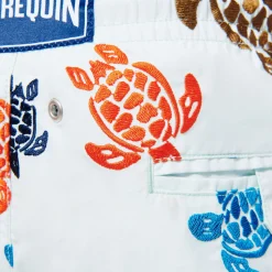 Homme Vilebrequin Le Brodé^Maillot De Bain Brodé Homme Ronde Des Tortues - Edition Limitee