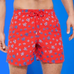 Homme Vilebrequin Le Brodé^Maillot De Bain Brodé Homme Micro Ronde Des Tortues - Edition Limitee