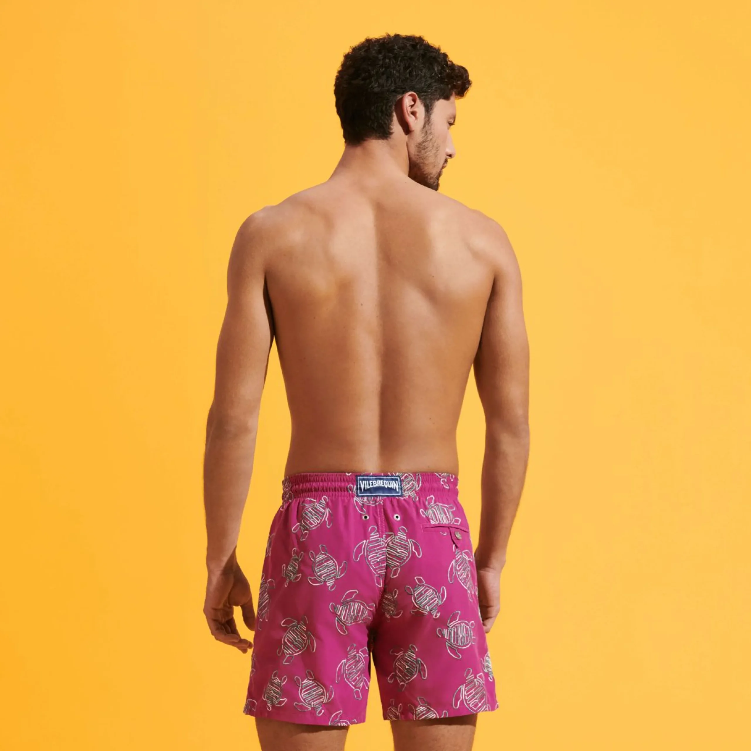 Homme Vilebrequin Le Brodé^Maillot De Bain Brodé Homme Vbq Turtles - Edition Limitee