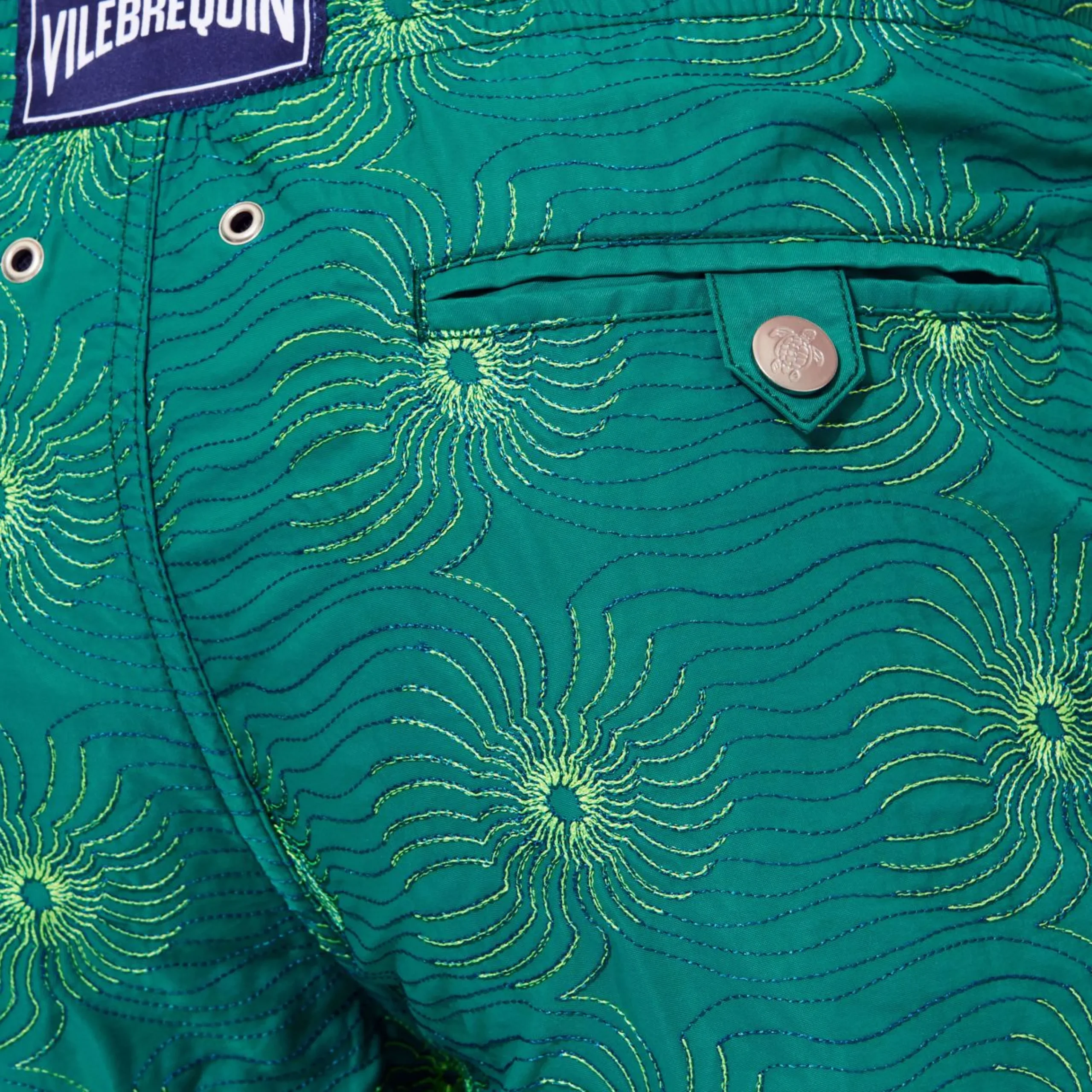 Homme Vilebrequin Le Brodé^Maillot De Bain Brodé Homme Hypno Shell - Edition Limitee