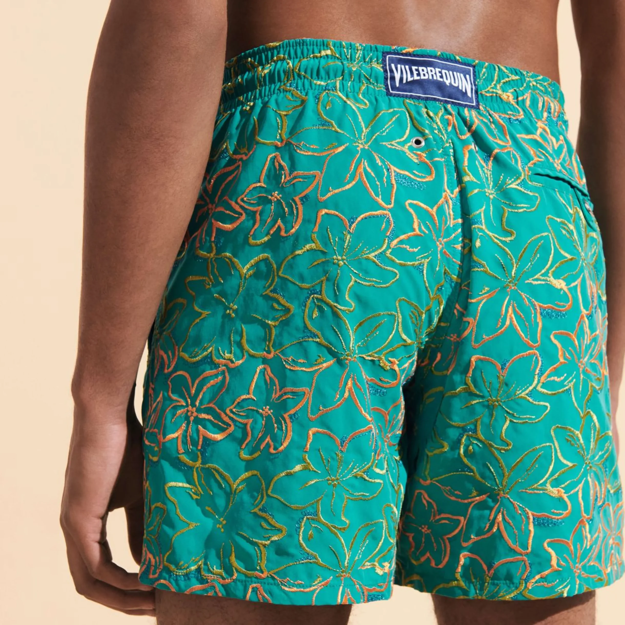Homme Vilebrequin Le Brodé^Maillot De Bain Brodé Homme Raiatea - Edition Limitee