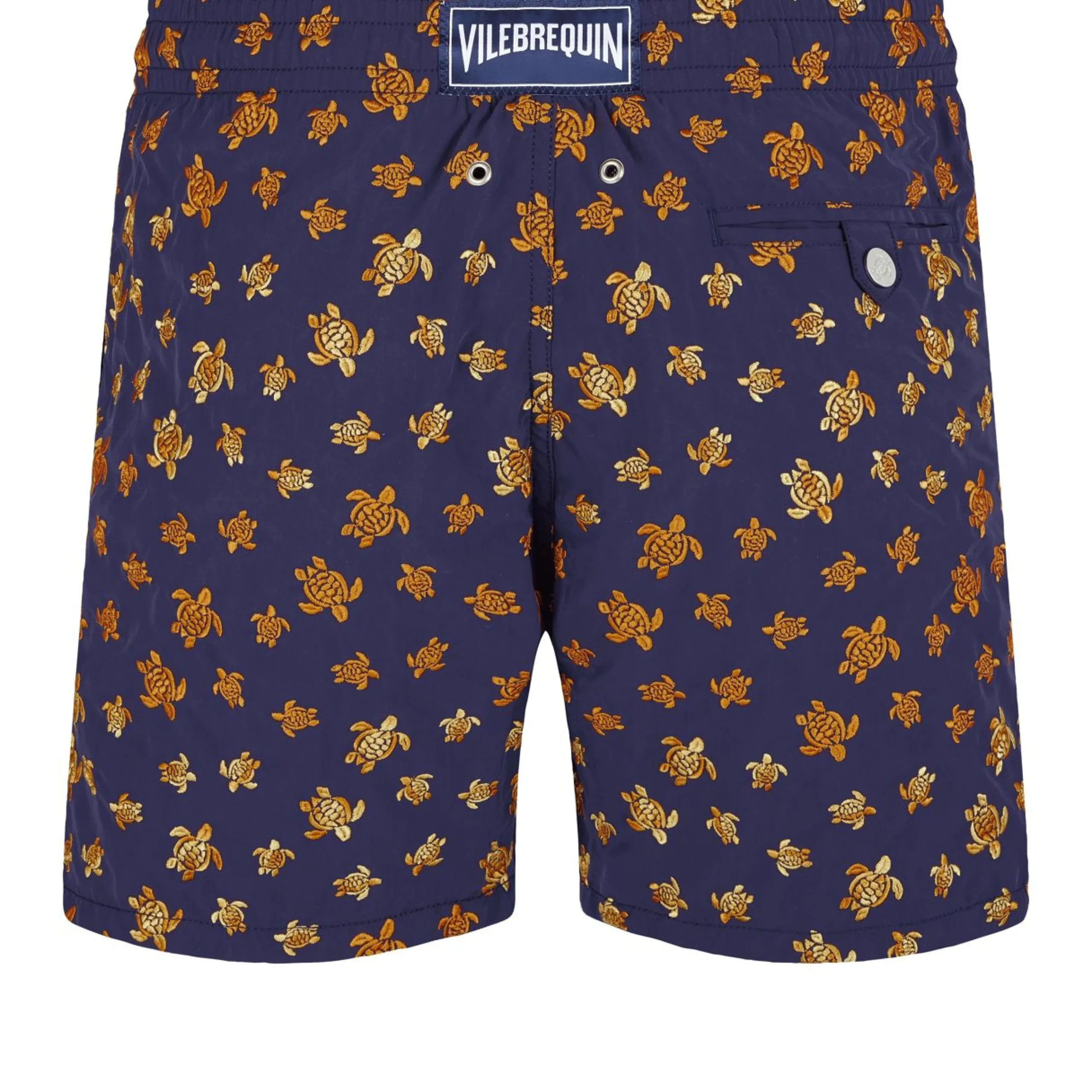 Homme Vilebrequin Le Brodé^Maillot De Bain Brodé Homme Micro Ronde Des Tortues - Edition Limitee