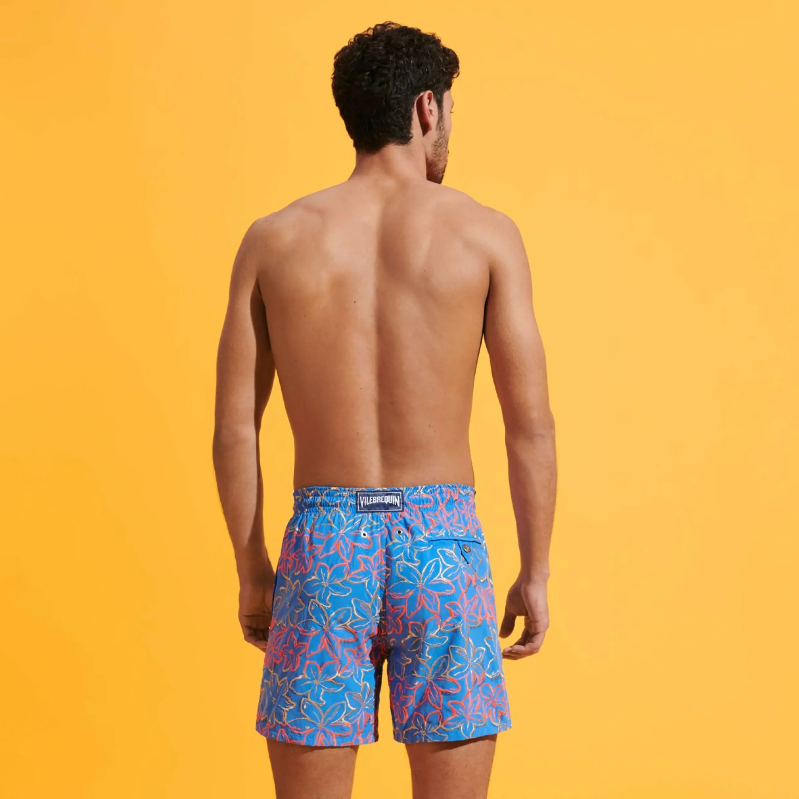 Homme Vilebrequin Le Brodé^Maillot De Bain Brodé Homme Raiatea - Edition Limitee