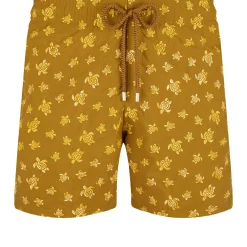 Homme Vilebrequin Le Brodé^Maillot De Bain Brodé Homme Micro Ronde Des Tortues - Edition Limitee