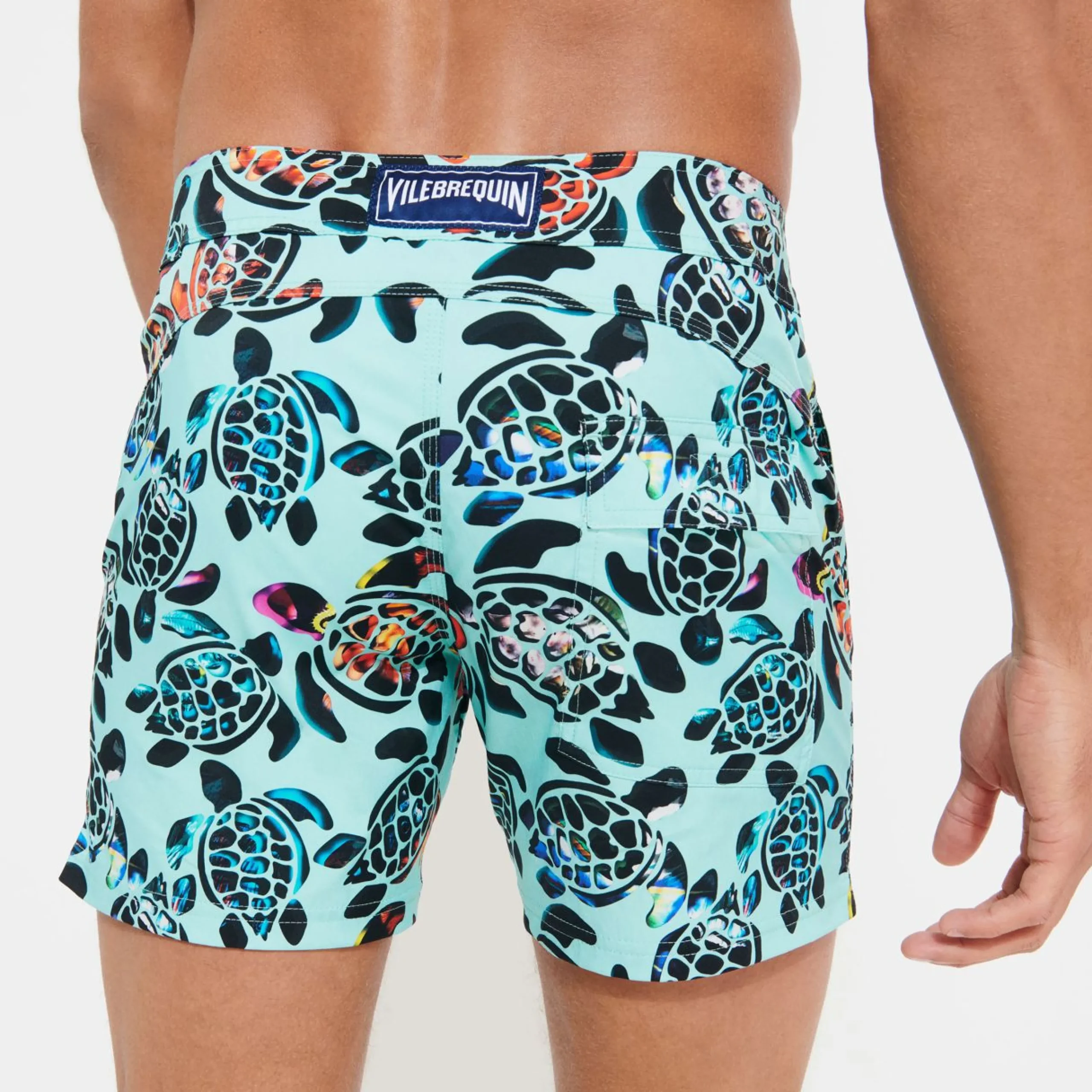 Homme Vilebrequin La Ceinture Plate^Maillot De Bain Ceinture Plate Homme Screen Turtles