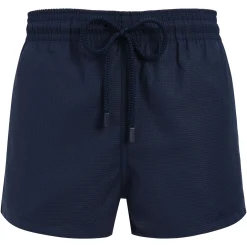 Homme Vilebrequin Le Court^Maillot De Bain Court Homme En Laine Merinos Micro Carreaux - X The Woolmark Company