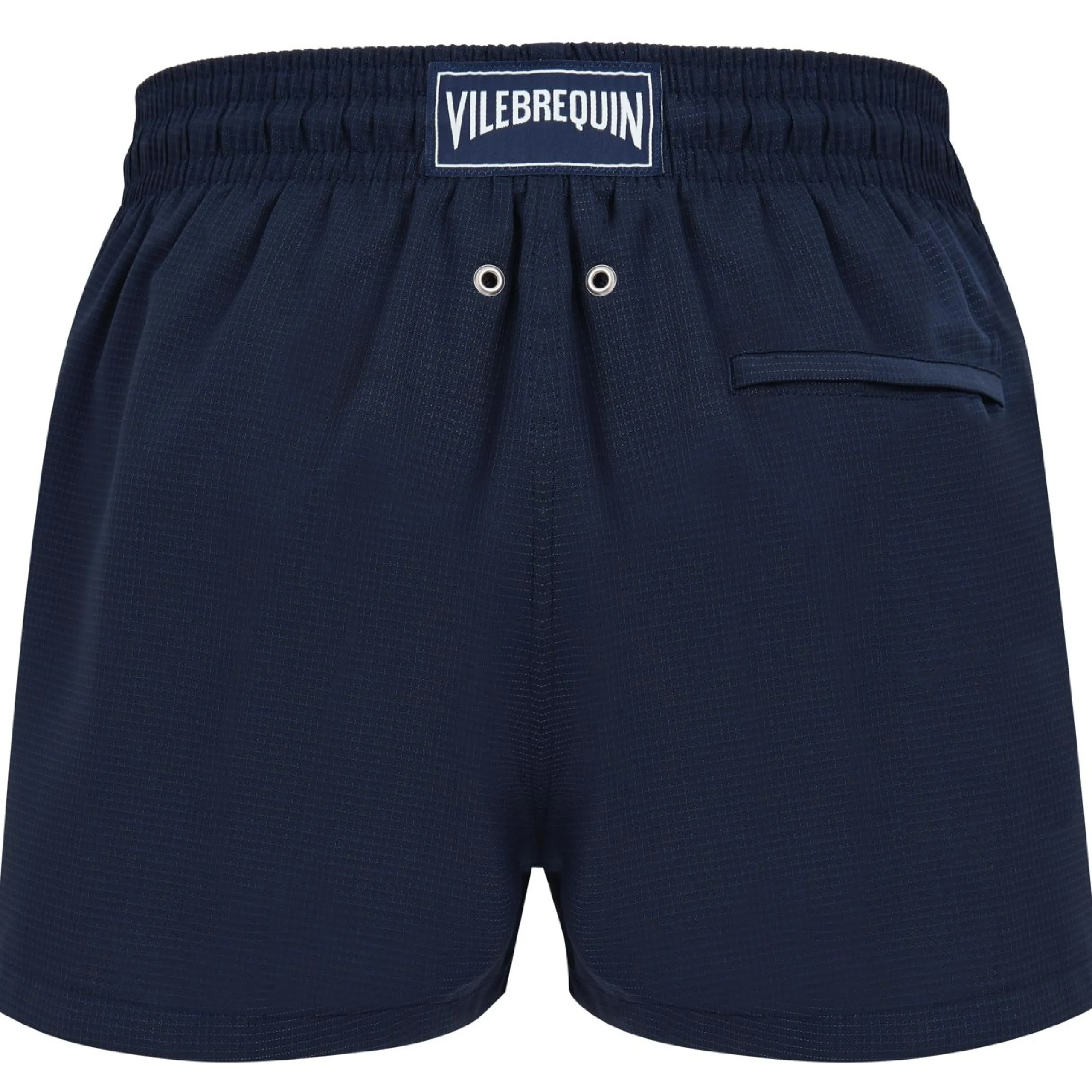 Homme Vilebrequin Le Court^Maillot De Bain Court Homme En Laine Merinos Micro Carreaux - X The Woolmark Company