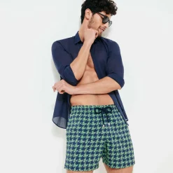 Homme Vilebrequin Le Stretch^Maillot De Bain Court Stretch Homme Fish Foot