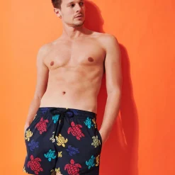 Homme Vilebrequin Le Stretch^Maillot De Bain Court Stretch Homme Ronde Des Tortues