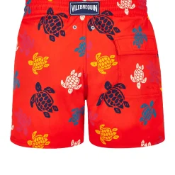 Homme Vilebrequin Le Stretch^Maillot De Bain Court Stretch Homme Ronde Tortues Multicolores