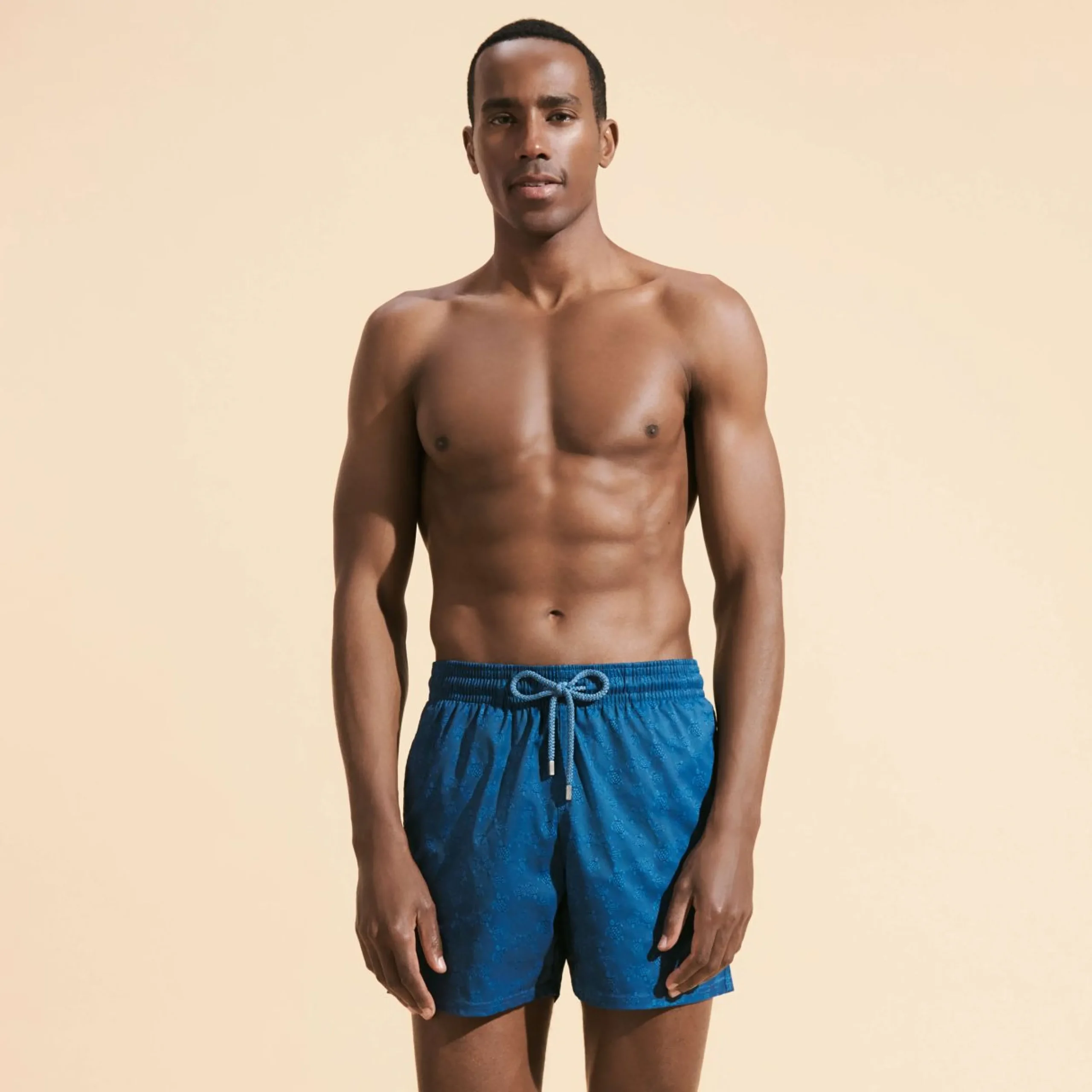Homme Vilebrequin Le Stretch^Maillot De Bain Court Stretch Homme Jacquard Tortue