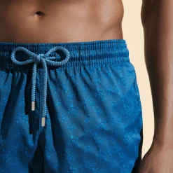 Homme Vilebrequin Le Stretch^Maillot De Bain Court Stretch Homme Jacquard Tortue