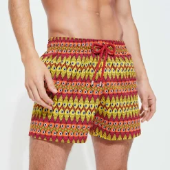 Homme Vilebrequin Le Stretch^Maillot De Bain Court Stretch Homme Fish On Line