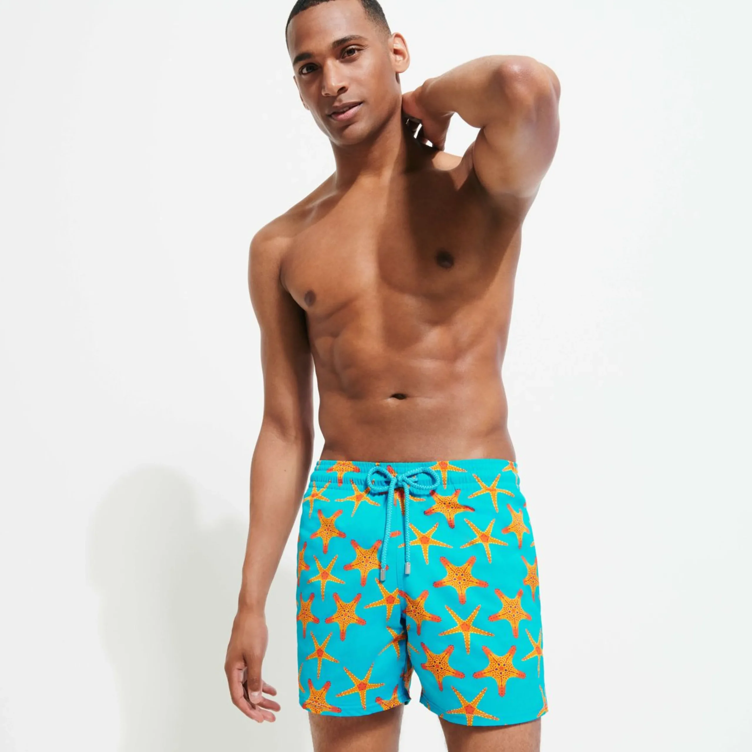 Homme Vilebrequin Le Stretch^Maillot De Bain Court Stretch Homme Starfish Dance