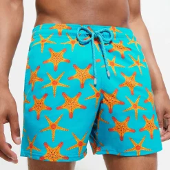 Homme Vilebrequin Le Stretch^Maillot De Bain Court Stretch Homme Starfish Dance