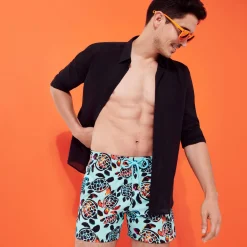 Homme Vilebrequin Le Stretch^Maillot De Bain Court Stretch Homme Screen Turtles
