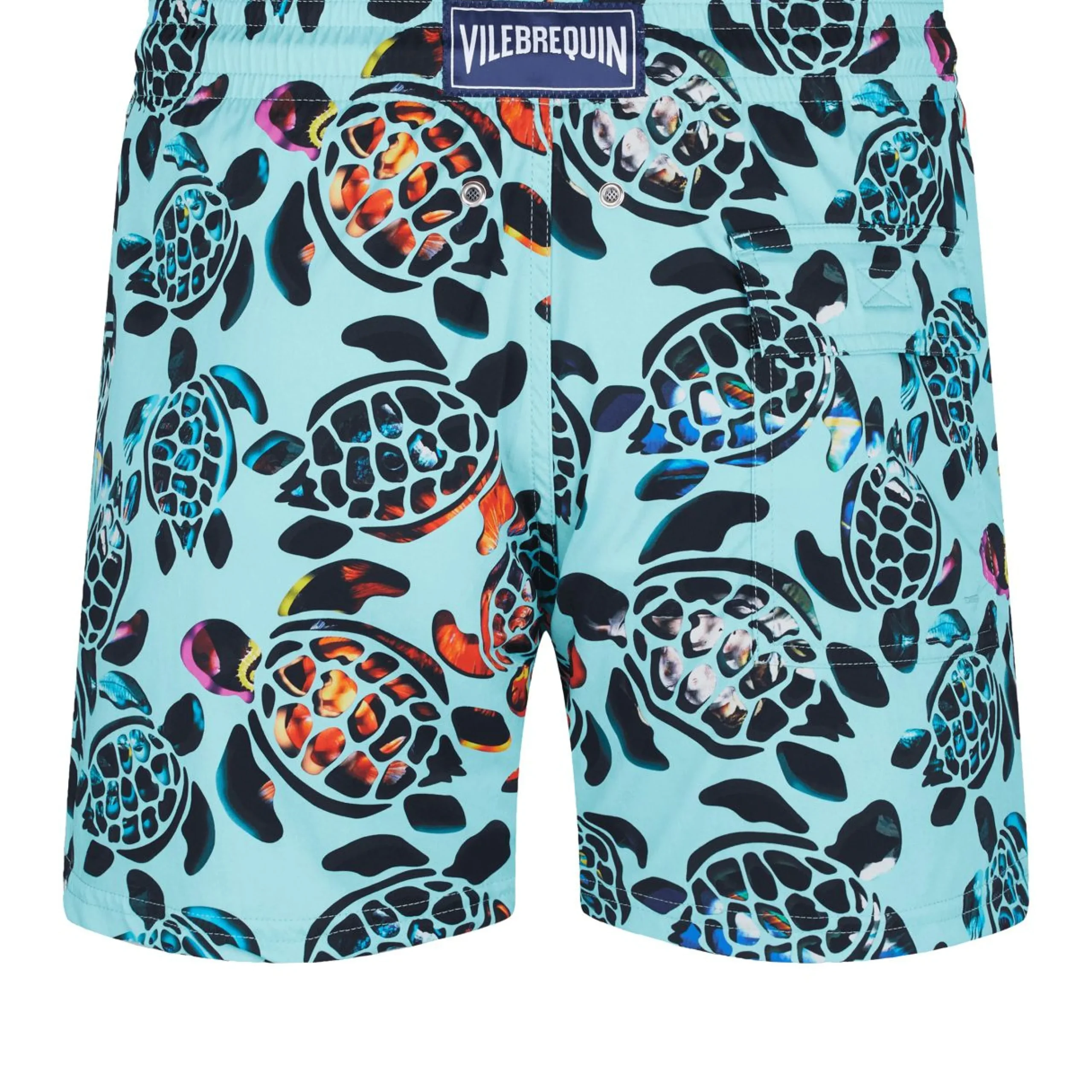 Homme Vilebrequin Le Stretch^Maillot De Bain Court Stretch Homme Screen Turtles