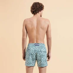 Homme Vilebrequin Le Père & Fils^Maillot De Bain Court Stretch Homme Gulf Stream